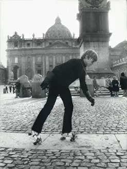 Likes: Frank Campbell skating in St Peter's Square, Rome, Italy