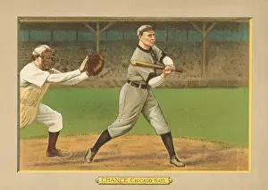 Baseman: Frank Chance, 1911 baseball card, published