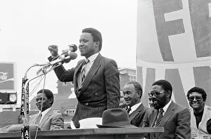 Sacc: Frank Chikane speaking at the Release Mandela Rally