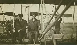 Hedges: Frank Hedges Butler and Wilbur Wright after the flight