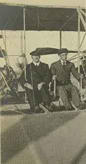 Hedges: Frank Hedges Butler and Wilbur Wright after the flight