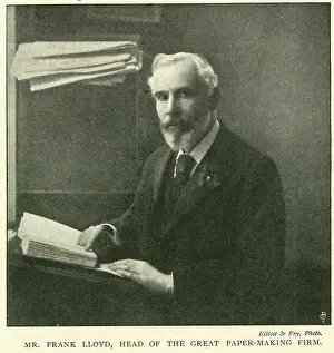 Firm: Frank Lloyd, head of the paper-making firm