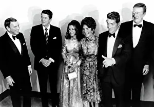 Rgnlbd: Frank Sinatra, Gov. Ronald Reagan, Vicki ?