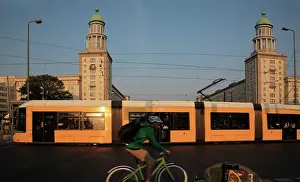 Friedrichshain: Frankfurter Tor and U-Bahn, Berlin, Germany