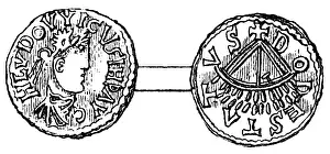 Epigraphs: Frankish Empire, denarius