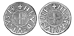 Epigraphs: Frankish Empire, denarius