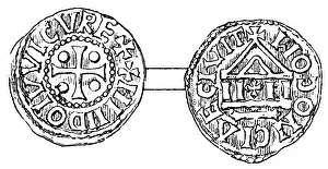 Epigraphs: Frankish Empire, denarius