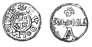 Epigraphs: Frankish Empire, denarius