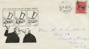 Stamping: Franklin D. Roosevelt to Churchill, postal cover envelope