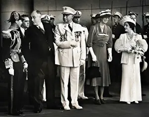 Amercian: Franklin, Eleanor Roosevelt - George VI, Queen Elizabeth