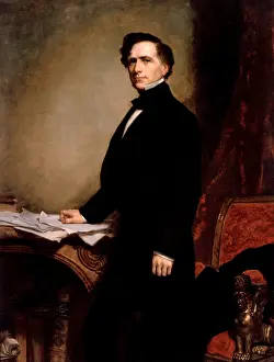 Mantel: FRANKLIN PIERCE, by George Peter Alexander