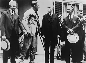 Engaging: Franklin Roosevelt on crutches, re-engaging with