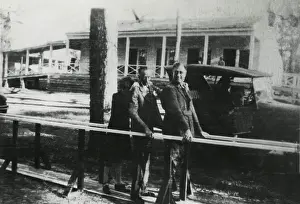 Induced: Franklin Roosevelt exercising in the walking court