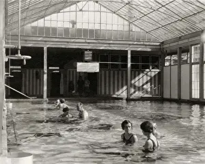 Paralyzed: Franklin Roosevelt in physical therapy at Warm