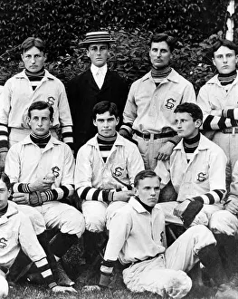 Groton: Franklin Roosevelt with his school baseball ?