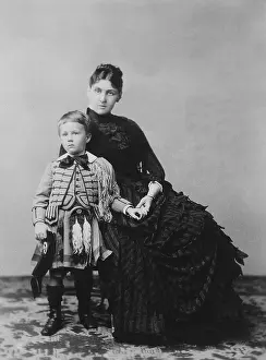 Boyhood: Franklin Roosevelt in a Scottish costume ?