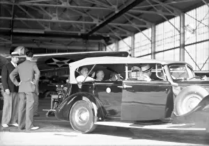 Naca: Franklin Roosevelt visits Langley Field on July