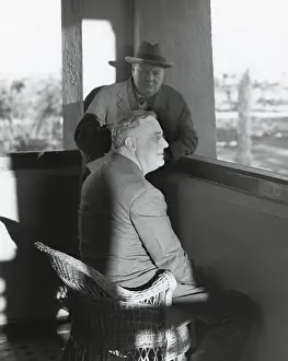 Snows: Franklin Roosevelt and Winston Churchill after