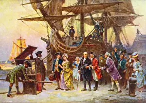 Franklins: Franklin's return to Philadelphia, 1785