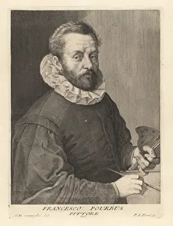 Uffizi: Frans Pourbus the Younger, Flemish painter, 1569 - oae1622