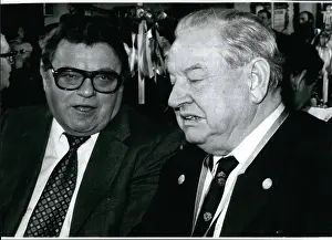 Designated: Franz Josef Strauss and Alfons Goppel, Bavaria, Germany