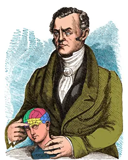 1758: Franz Joseph Gall, German Phrenologist