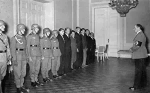 Saving: Franz Ritter von Epp confers life-saving medals, 1937
