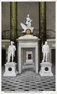 Mar18: The Franzoni Clock - Statuary Hill, US Capitol Washington DC