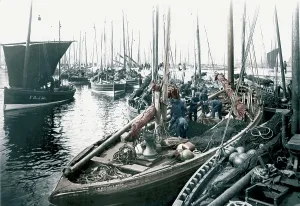 Grampian: Fraserburgh, Herring Boats c1900