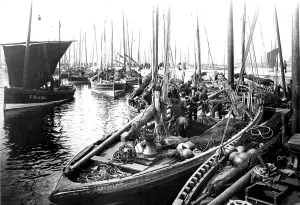 Grampian: Fraserburgh, Herring Boats c1900