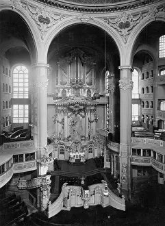 Frauenkirche: The Frauenkirche in Dresden, 1938