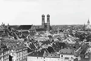 Frauenkirche: Frauenkirche in Munich, 1912
