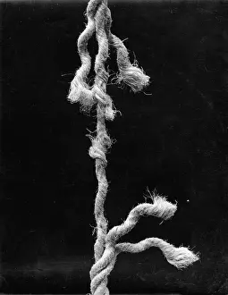 Ruptured: Frayed rope