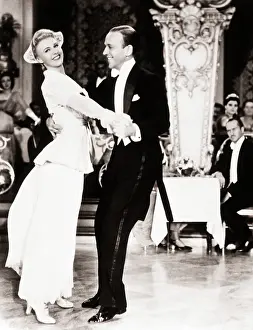 Asp001: Fred Astaire and Ginger Rogers Dancing in 1939