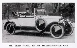 Jun20: Fred Karno in his car