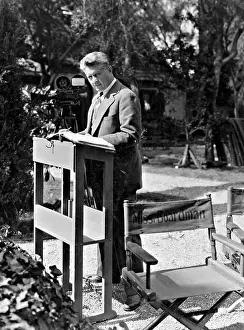Niblo: Fred Niblo during the filming of Redemption, 1930