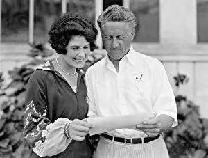 Niblo: Fred Niblo with Miss Australia