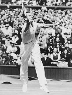 Raquet: Fred Perry, British tennis player