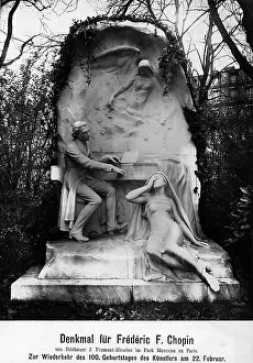 1810: Frederic Chopin monument in Paris