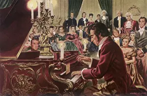 Imagery: Frederic Francois Chopin at the Piano