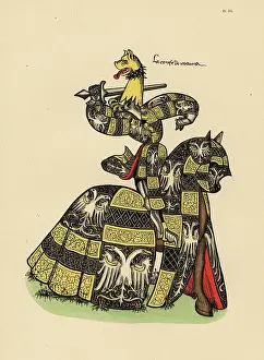 Equestre: Frederic IV, comte de Meurs et de Saarwerden, d. 1448