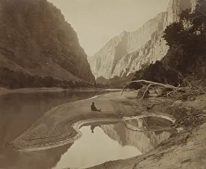 Sublime: Frederick Samuel Dellenbaugh relaxing on sandbank