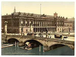 Bourse: Frederick's Bridge and the Bourse, Berlin, Germany