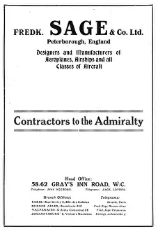 Fredk: Fredk Sage & Co Peterborough Englsnd