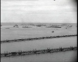 Harbours: Free French Army Being Transported Onto Normandy