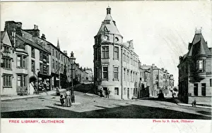 Whalley: Free Library, Clitheroe, Lancashire