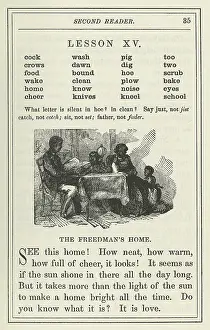 Literacy: The Freedmans Second Reader. The 1864 book