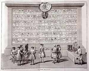 Peuples: Freemasons in their hall