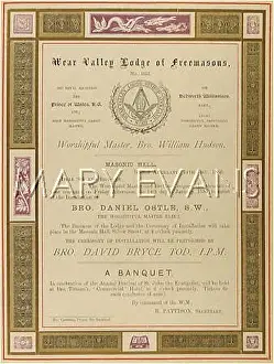 FREEMASON'S INVITATION