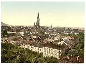 Freiburg: Freiburg, general view, Baden, Germany